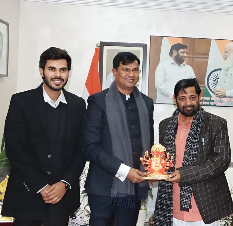 With Shri Kaushal Kishore Ji